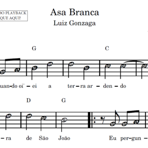 Asa Branca - Partitura Facilitada