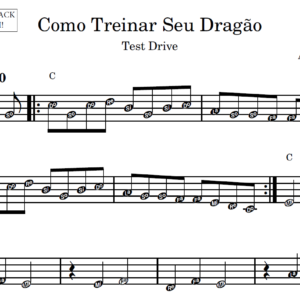 Como Treinar Seu Dragão - Partitura Facilitada