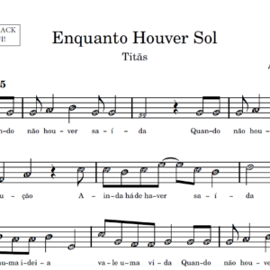Enquanto Houver Sol - Partitura para Instrumentos em Sib