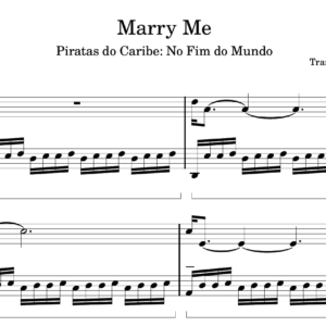 Marry Me - Partitura para Piano