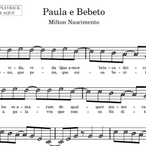 Paula e Bebeto - Partitura para Instrumentos em Sib