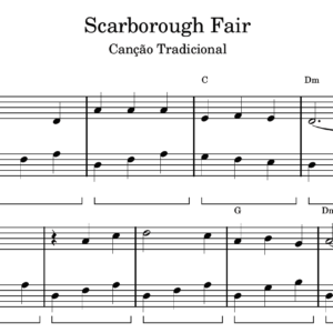 Scarborough Fair - Partitura para Piano