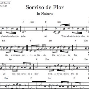 Sorriso de Flor - Partitura Facilitada