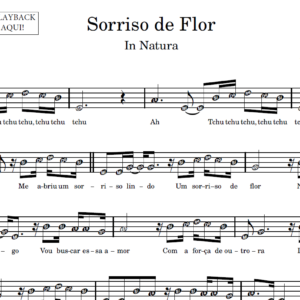 Sorriso de Flor - Partitura para Instrumentos em Sib
