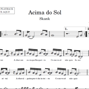 Acima do Sol - Partitura para Instrumentos em Sib