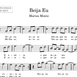 Beija Eu - Partitura para Instrumentos em Sib