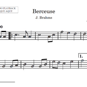 Berceuse - Partitura para Instrumentos em Sib