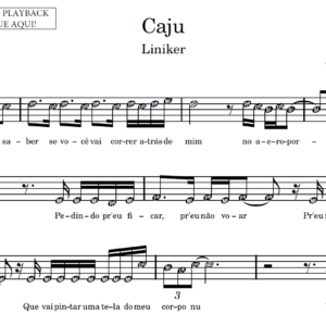Caju - Partitura para Instrumentos em Sib