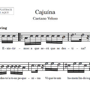 Cajuína - Partitura para Sax Alto