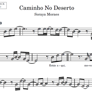Caminho No Deserto - Partitura para Sax Alto