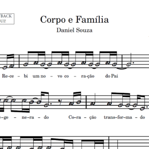 Corpo e Família - Partitura para Sax Alto