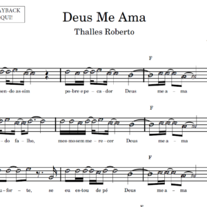 Deus Me Ama - Partitura Facilitada