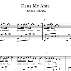 Deus Me Ama - Partitura para Piano