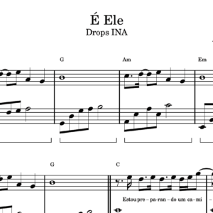É Ele - Partitura para Piano