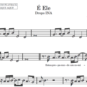 É Ele - Partitura para Sax Alto