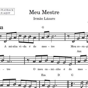 Meu Mestre - Partitura Facilitada