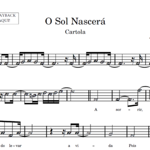 O Sol Nascerá - Partitura para Instrumentos em Sib