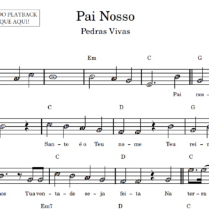 Pai Nosso - Partitura Facilitada