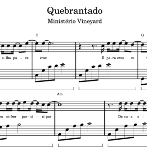 Quebrantado - Partitura para Piano
