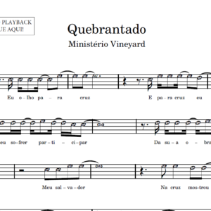 Quebrantado - Partitura para Sax Alto