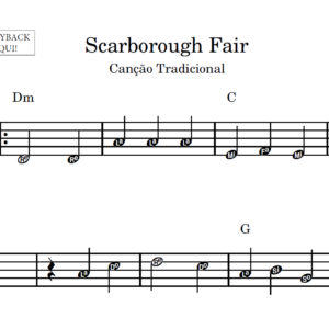 Scarborough Fair - Partitura Facilitada