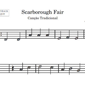 Canção Tradicional - Partitura para Instrumentos em Sib