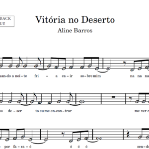 Vitória no Deserto - Partitura para Sax Alto
