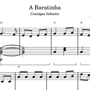 A Baratinha - Partitura para Piano