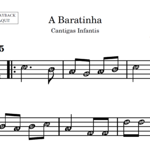 A Baratinha - Partitura para Sax Alto