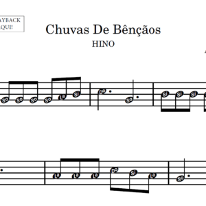 Chuvas de Bênçãos - Partitura para Instrumentos em Sib