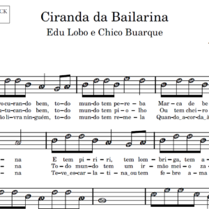 Ciranda da Bailarina - Partitura para Instrumentos em Sib