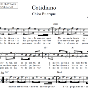 Cotidiano - Partitura Facilitada
