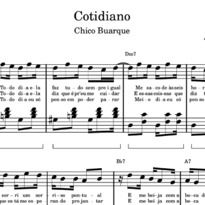 Cotidiano - Partitura para Piano