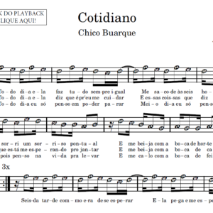 Cotidiano - Partitura para Sax Alto