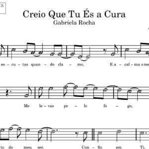 Creio Que Tu És a Cura - Partitura para Sax Alto