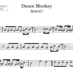 Dance Monkey - Partitura para Instrumentos em Sib