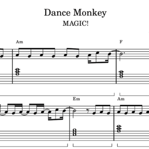 Dance Monkey - Partitura para Piano