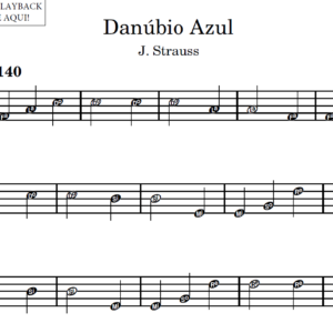 Danúbio Azul - Partitura para Sax Alto