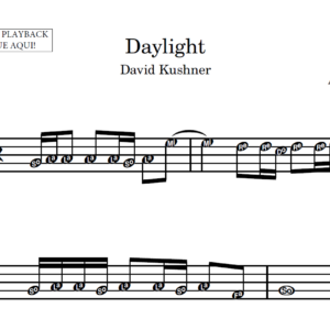 Daylight - Partitura para Instrumentos em Sib