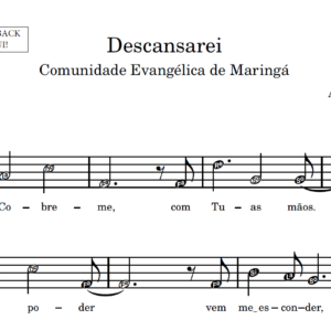 Descansarei - Partitura para Sax Alto