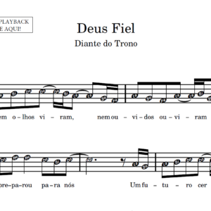 Deus Fiel - Partitura para Sax Alto