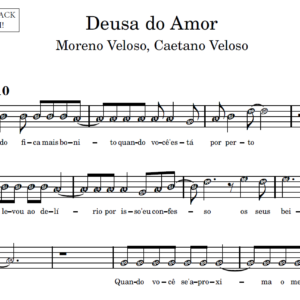 Deusa do Amor - Partitura para Sax Alto