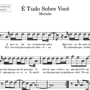É Tudo Sobre Você - Partitura para Instrumentos em Sib