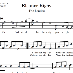 Eleanor Rigby - Partitura para Sax Alto
