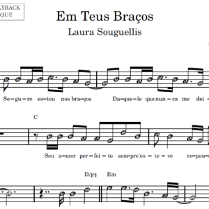 Em Teus Braços - Partitura Facilitada