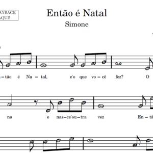 Então é Natal - Partitura para Sax Alto