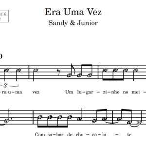 Era Uma Vez - Partitura para Sax Alto