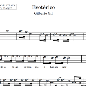 Esotérico - Partitura para Instrumentos em Sib