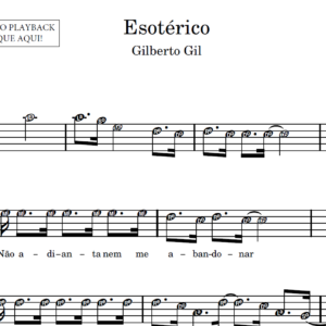 Esotérico - Partitura para Sax Alto