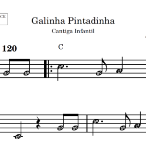 Galinha Pintadinha - Partitura Facilitada